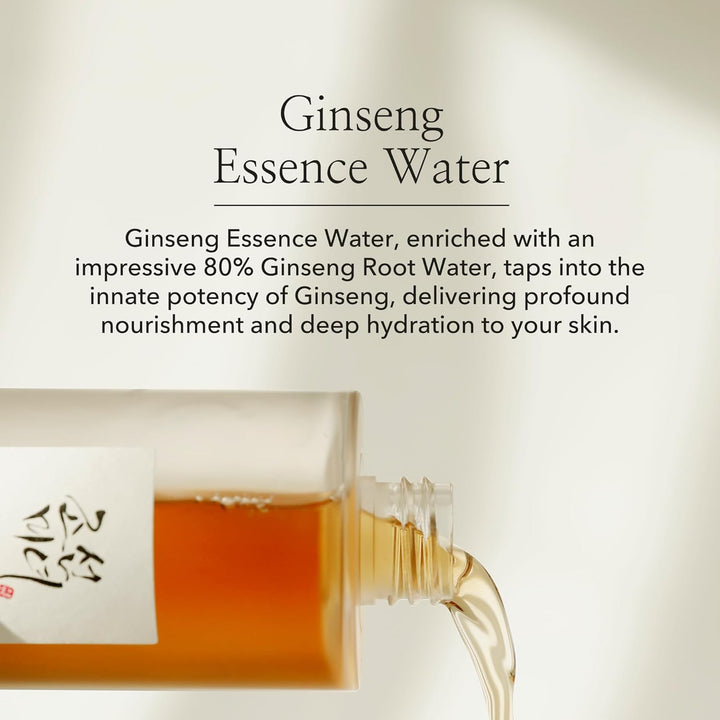 ginseng root extract and niacinamide key ingredients in Beauty of Joseon Ginseng Essence Water
