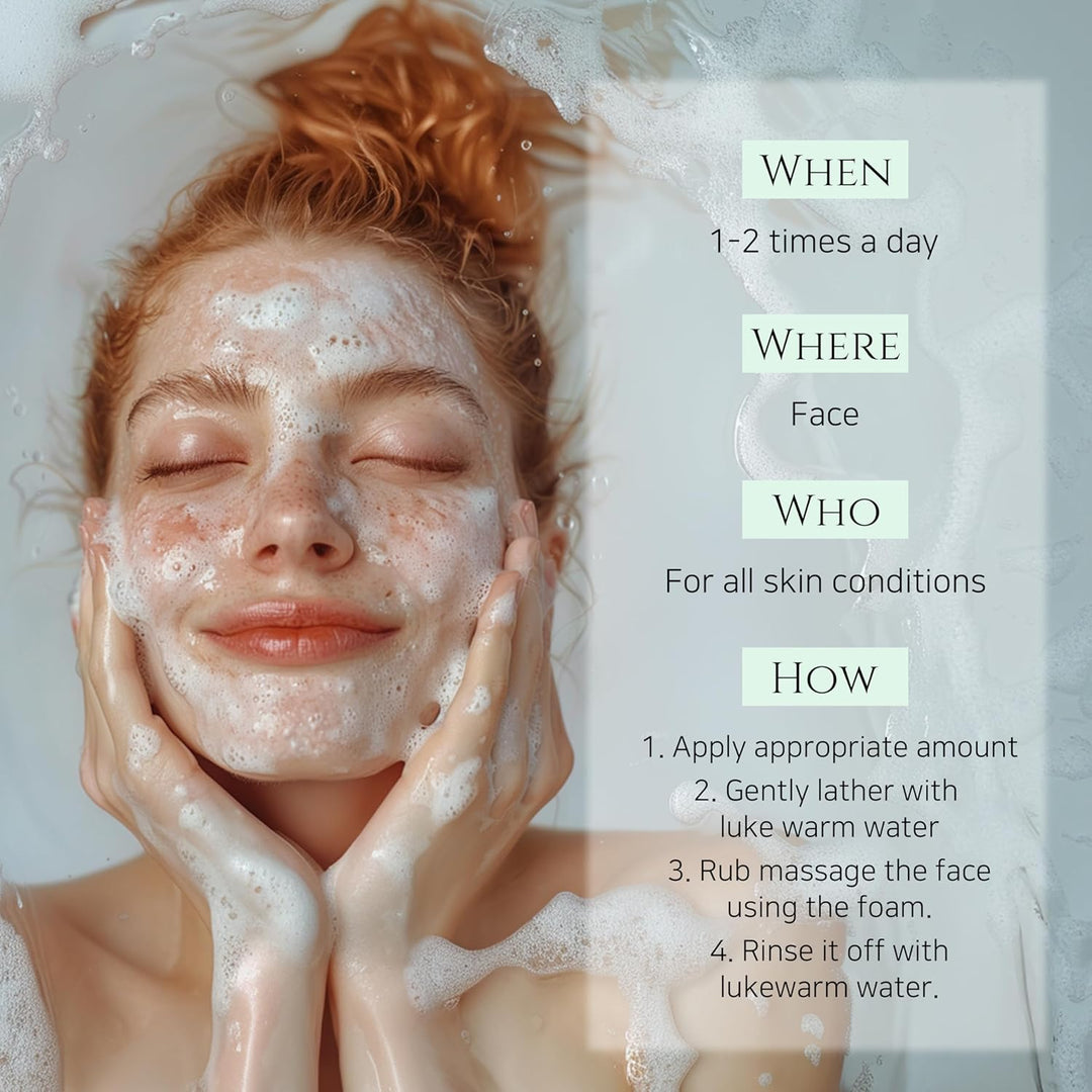 Beauty of Joseon Green Plum Refreshing Cleanser 100ml for gentle, low pH facial cleansing. Use one to 2 times a day on the face it's for all skin conditions.