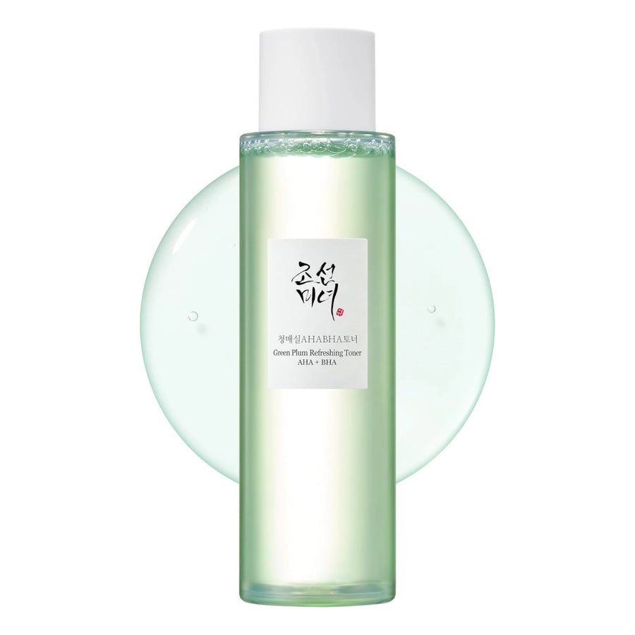 Beauty of Joseon Green Plum Refreshing Toner AHA BHA 150ml bottle, gentle chemical exfoliant