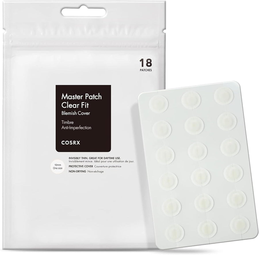 COSRX Clear Fit Master Patch packet for discreet daytime acne treatment
