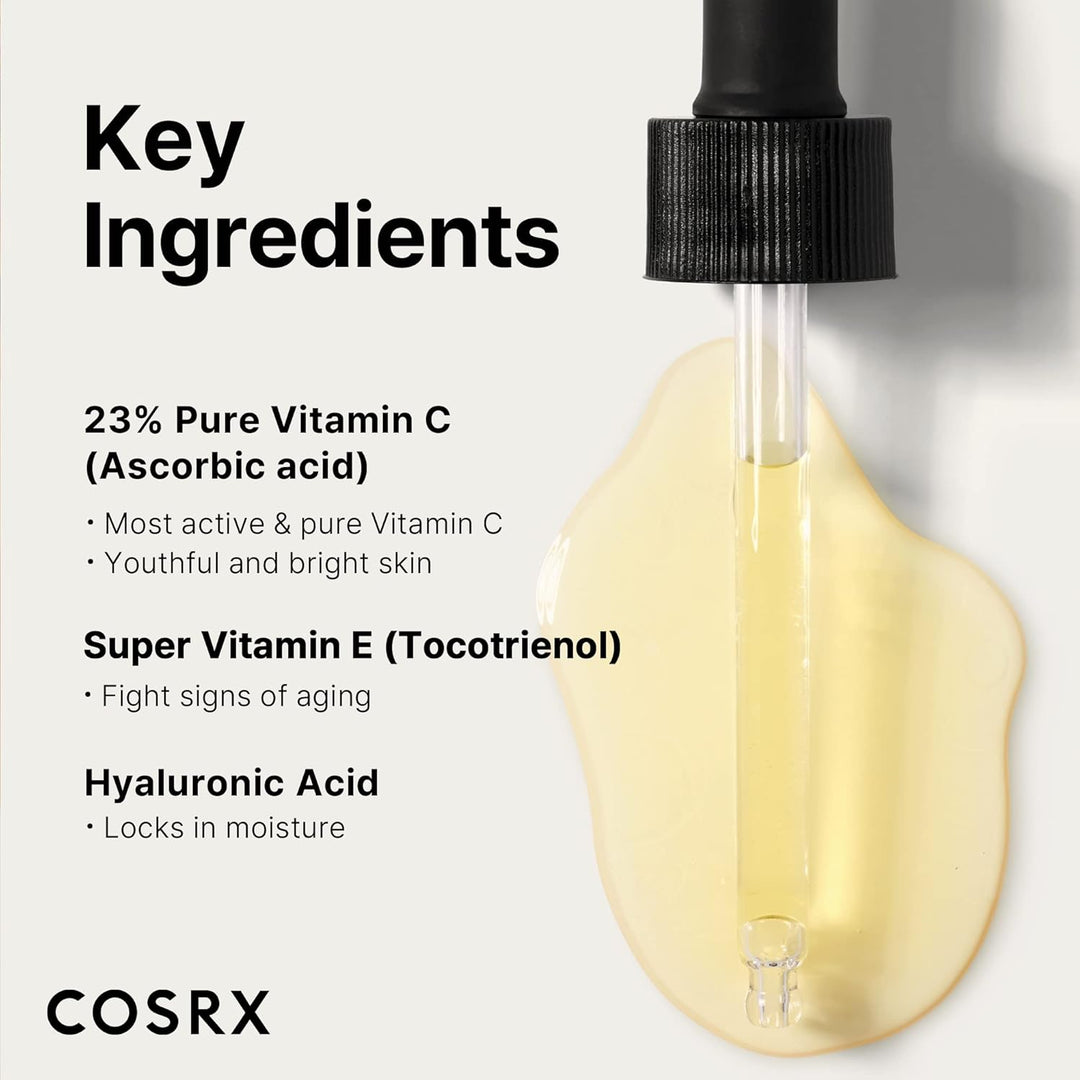 COSRX Vitamin C 23 Serum ingredients for bright and even skin tone