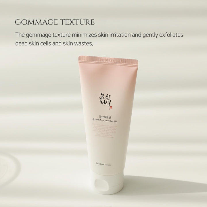 Close up view of the plant-derived cellulose rolling away dead skin with the Peeling Gel