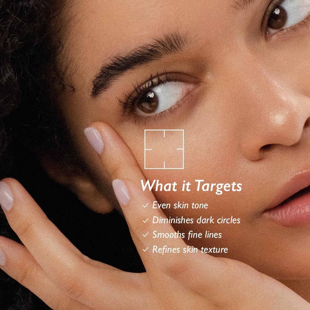 Haruharu Wonder Black Rice Bakuchiol Eye Cream 20ml product targets even skin tone, diminishes dark circles, smooths fine lines, refines skin texture