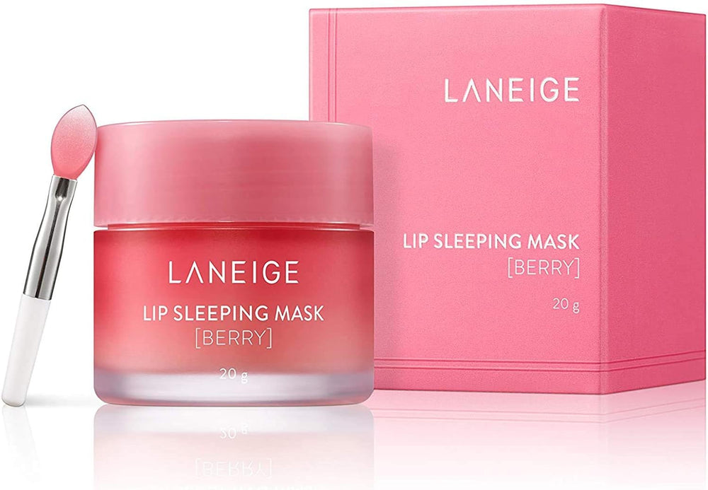 Package of LANEIGE Lip Sleeping Mask in Berry flavor 20g jar, the original K-Beauty lip balm alternative