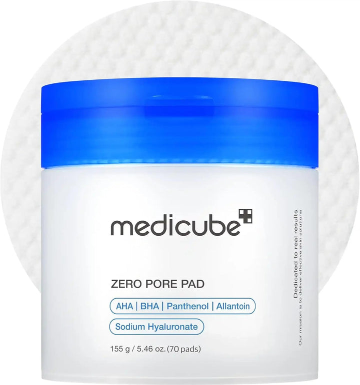 Medicube Zero Pore Pads 2.0 70 Pads 155g exfoliating Korean toner pads
