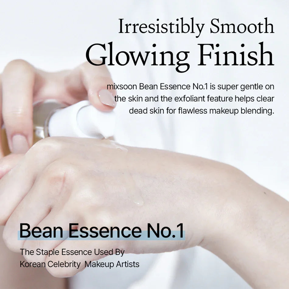 Mixsoon Bean Essence gives a glowing finish