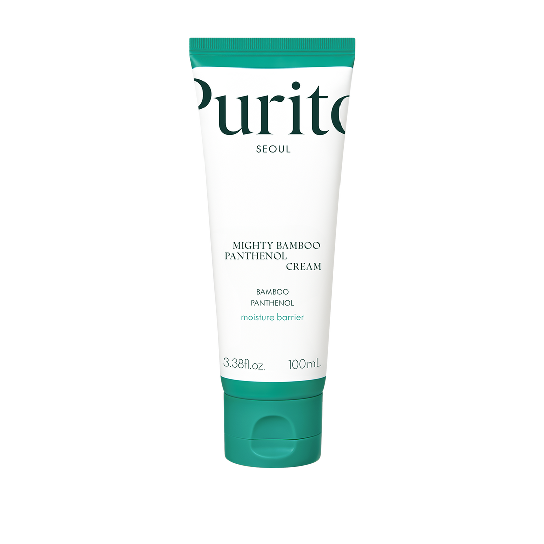 PURITO SEOUL Mighty Bamboo Panthenol Cream 100ml for skin barrier repair and soothing sensitive skin