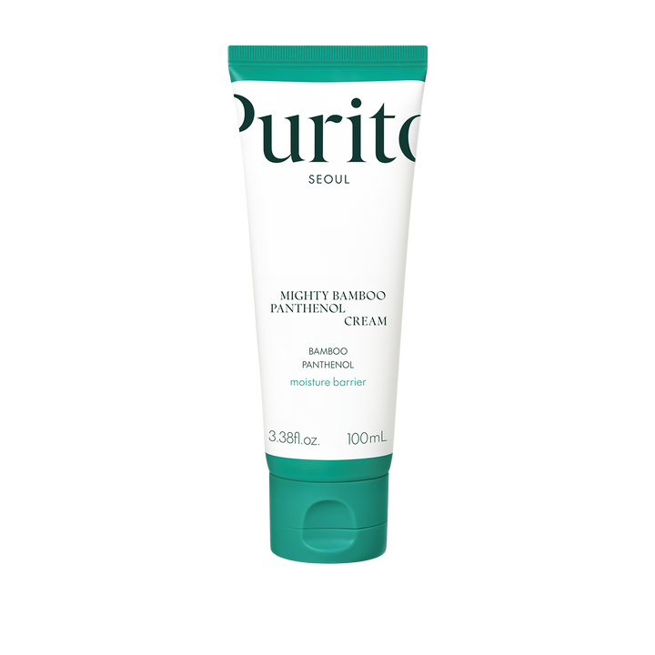 PURITO SEOUL Mighty Bamboo Panthenol Cream 100ml for skin barrier repair and soothing sensitive skin