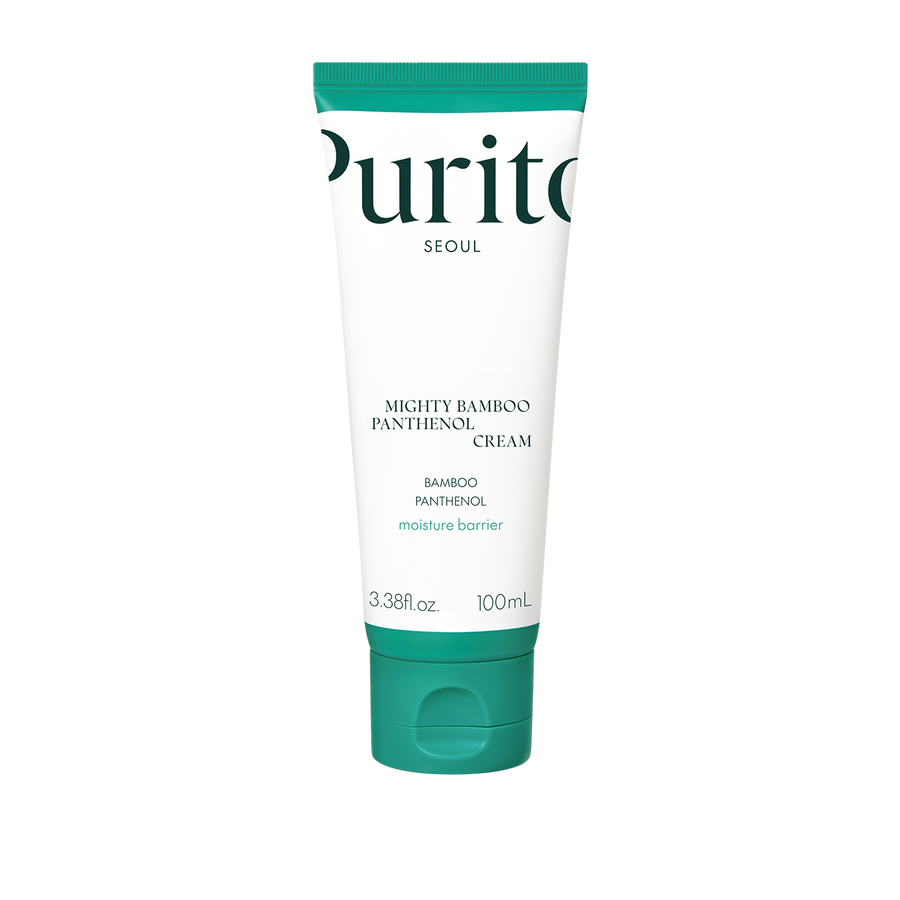 PURITO SEOUL Mighty Bamboo Panthenol Cream 100ml for skin barrier repair and soothing sensitive skin