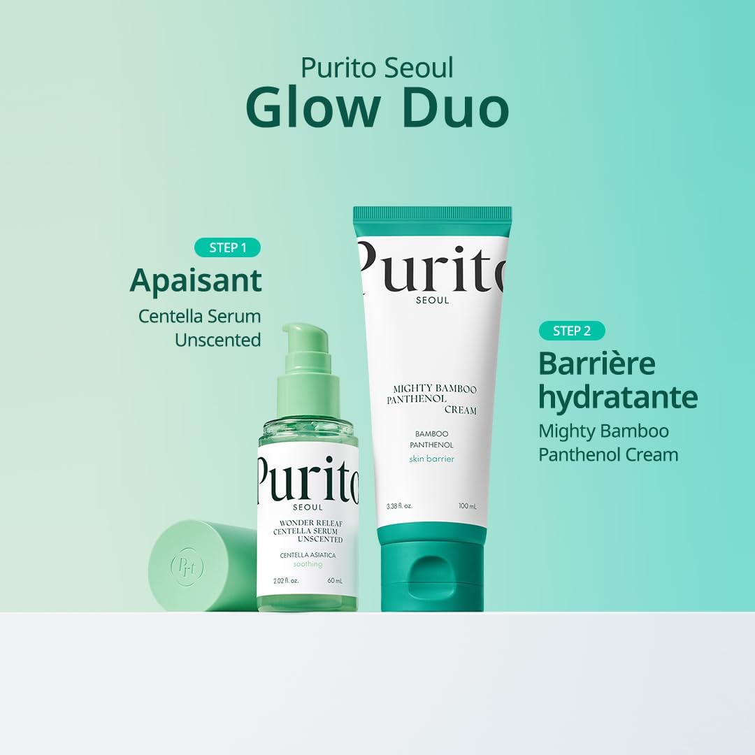 Get PURITO SEOUL Mighty Bamboo Panthenol Cream 100ml with Purito Seoul Centella Serum Unscented