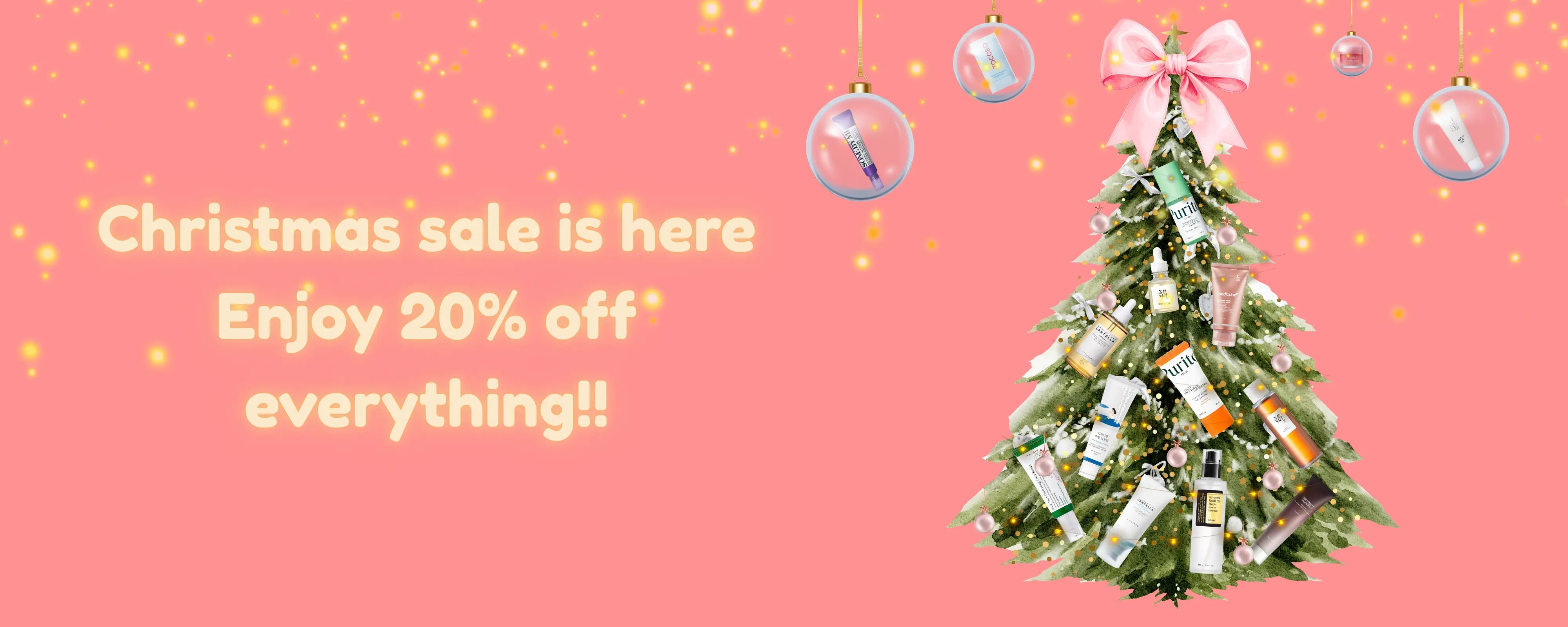 Korean skincare Christmas sale