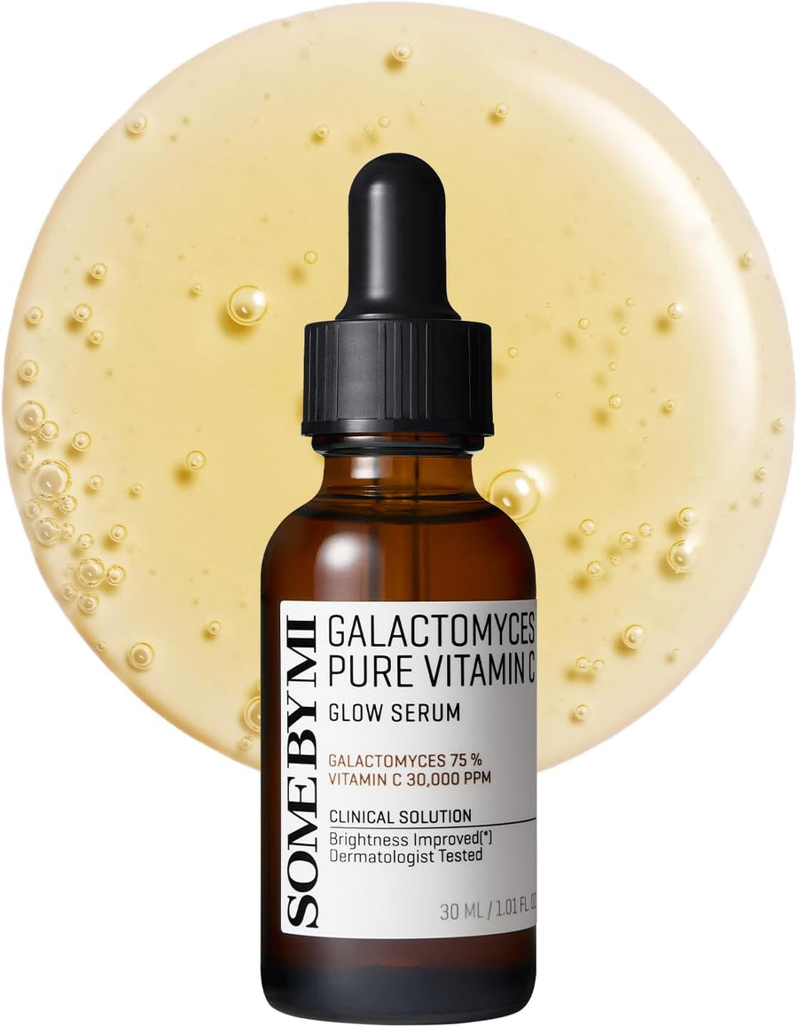 SOME BY MI Galactomyces Pure Vitamin C Glow Serum 30ml niacinamide brightening Korean serum UK