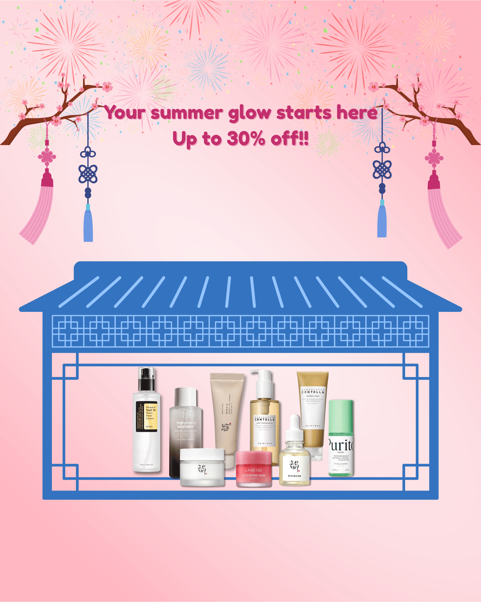 Summer korean skincare sale